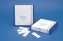 Hahnemühle Cytocentrifuge Paper, Sheet,25 x 75 mm, Grade 2589D, 500 g/qm, two holes (6 mm), 200 pc/PAK