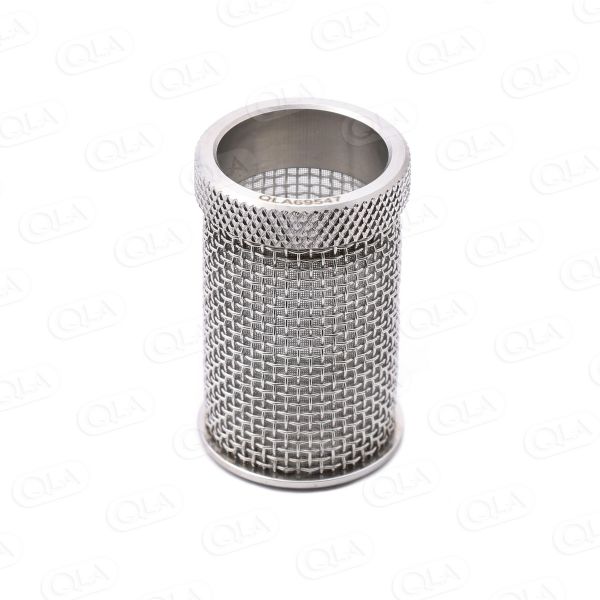 QLA 100 Mesh Standard Push-On Style Basket with 20 Mesh Stability Lining for Distek, 316 SS, Serialized
