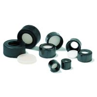 Product Image of Montierte Schraubkappe mit Loch und Septum aus PTFE/Silikon, 100 pc/PAK