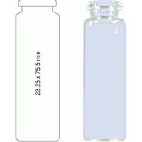 Product Image of 20 mL Headspace Crimp Neck Vial N 20 outer diameter: 23.25 mm, outer height: 75.5 mm clear