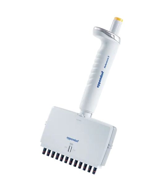 Eppendorf EP Reference 2 G, 12-Kanalpipette, variabel, 30 - 300 μl, orange