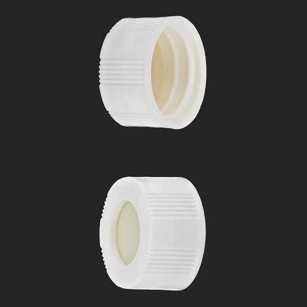 Microsolv Screw Cap white, knurled PP, with Sil/PTFE Septa, for 16mm thread, 22x37mm autosampler vials, 100 pc/PAK