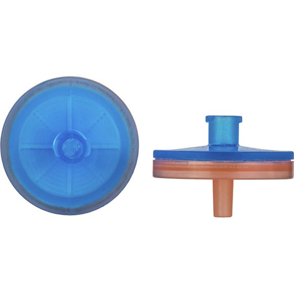 Macherey-Nagel Spritzenvorsatzfilter, Chromafil, GF/PET, 25 mm, 0,2 μm, blau/orange, 400 St/Pkg