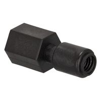 Product Image of Union, Connector, Low Pressure, PEEK, reducing, 10-32 to 1/4-28, bore 1.0 mm, body only, ARE-Applied Research brand, 2 pc/PAK
