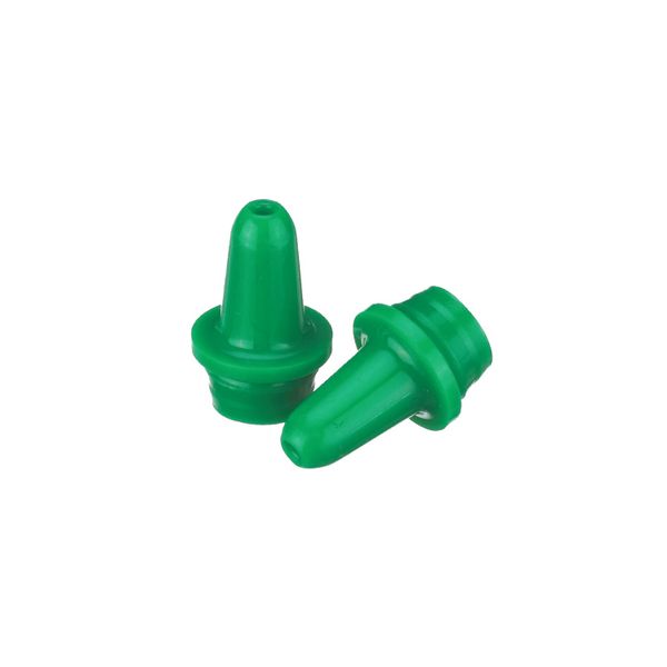 DWK Wheaton 13 mm LDPE dropper bottle tip, for 13-425 screw cap and 6 ml dropper bottle, green, 1000 pc/PAK