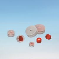 Product Image of 22mm PE Cap, transparent, centre hole, cap height 8.4mm, 10x100/pac