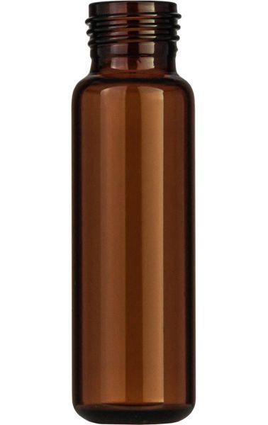 Macherey-Nagel 20 mL Headspace Gewindeflasche N 18 AD: 22,5 mm, Außenhöhe: 75,5 mm braun, gerundeter Boden, Packung à 100 Stück