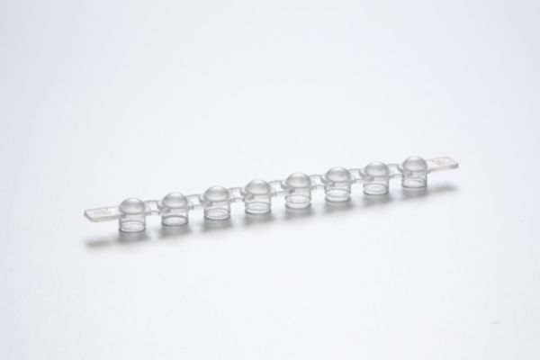 Eppendorf Cap Strips, 8-er Streifen gewölbt, PCR clean, farblos, 10 x 12 Streifen/Pkg