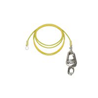 Product Image of Grounding cable, 1x clamp, 1x ring ID 5 mm, L = 1.5 m