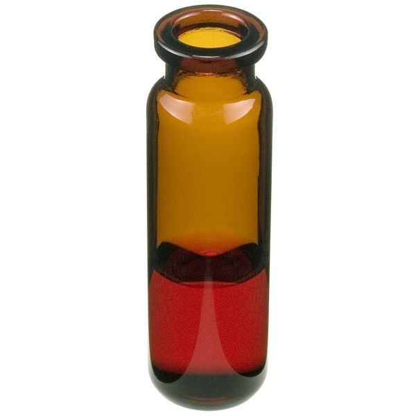 Microsolv Headspace Crimp Top Vials, amber Glass, 20ml, 20mm Serum Finish, 22.5x75.5mm OD, Rounded Bottom, CTC Compliant, 100pc/PAK