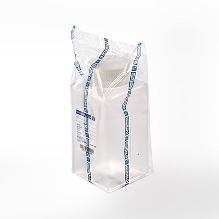 Aqua Laborservice Sterile Weithalsflasche, 500ml, PP, natur, quadratisch, Originalitätsverschluss, einzeln steril verpackt, 120 St/Pkg