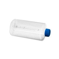 Product Image of Zellkultur-Rollerflasche, 2,5X, 2300 ml, PS, kurze Form, gewellte Oberfläche, Standard-Schraubverschluss, graduiert, TC, steril, 24 St/Pkg