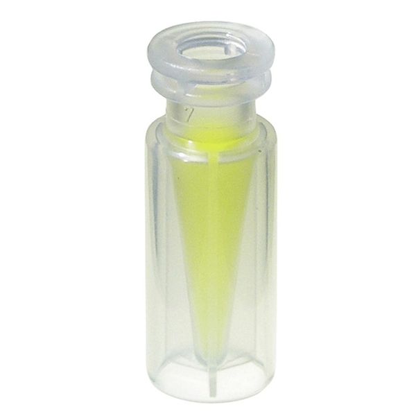 Microsolv Snap Top Vials, Plastic. Clear, 300ul Microvial, An 11mm snap-ring and 12x32mm OD, for use as an autosampler vial, 1000pc/PAK.