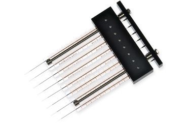 Hamilton 10 μl, Model 1701 N 8CH Gel Loading 8-Channel Syringe, 0.3 mm, 25.4 mm, point style 3