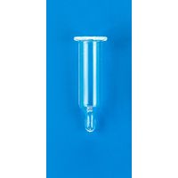 Product Image of 250 µl Glass Conical Insert, 6x25 mm Precision-Formed Mandrel Interior, with Glass Flange for Versa Vial, 100 pc/PAK
