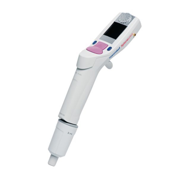 Eppendorf Xplorer plus, single channel, 0,25-5 mL, purple for pipette tips 5 mL