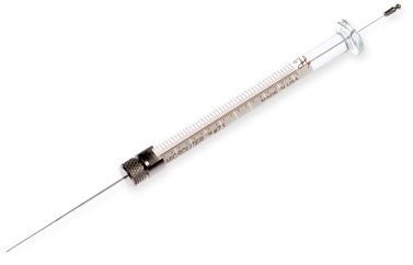 Hamilton 5 μl, Modell 75 RN-S Agilent Spritze, 23s-26s Gauge, 43 mm, point style AS, max. Druck 2000 psig (137.9 bar), max. Temperatur 50°C/122°F, mit