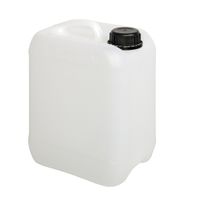 Product Image of Canister 5 L, GL45, HDPE, white, UN-Y approval, dimensions WxHxD: 150 x 250 x 195 mm