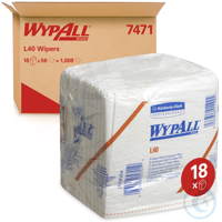 Kimberly-Clark WYPALL L40 Wischtücher - Viertelgefaltet Material: Zellstoff/Late