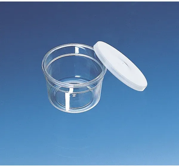 Brand GmbH & Co. KG Jar, PS, with snap-on lid, PE-LD, 25 ml, conical shape, 32 x 47 mm, 1000 pc/PAK
