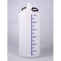 Product Image of Vorratsflasche mit Gewindestutzen, HDPE, 60 l, mit Verschluss, alte Artikelnr. 0402-60