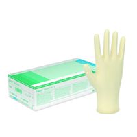 Product Image of Vasco® Sensitive Untersuchungshandschuh weiß 24cm, puderfrei, unsteril, hochelastisch aus Naturlatex, Größe XL, 0,11mm dick, 90 St/Pkg
