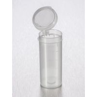 Product Image of Probenbecher  50 ml mit festmontiertem Deckel PP (blau), 650 St/Pkg