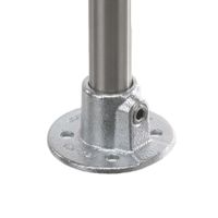 Product Image of Flange f. 1 tube, malleable cast iron, d=26.9mm