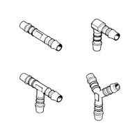 Product Image of Tubing connector, Y-form, 28mm 10 pcs.