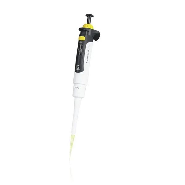 Brand GmbH & Co. KG Single-channel microliter pipette Transferpette pro, variable, 2 - 20 μl, D-20 yellow, DE-M
