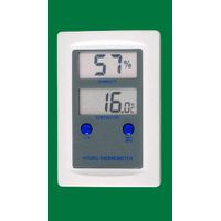 Product Image of Hygro-Thermometer, 0...+50:0,1°C,umschaltbar auf °F, 20...90:1% rF, Max/M