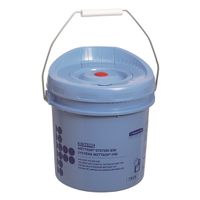 Product Image of KIMTECH WETTASK roll wipes dispenser - dispenser bucket, Material: plastic HDPE Color: Blue Size: 23,50cm x 22,00cm x 22,00cm Contents: 4 dispenser buckets