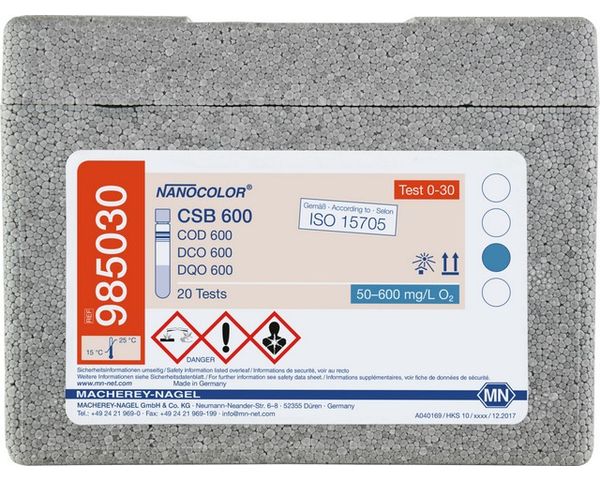 Macherey-Nagel Rundküvettentest NANOCOLOR CSB 600