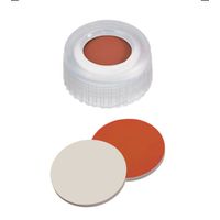Product Image of Kurzgewindekappe, ND9 PP, transparent, 1,0 mm, RedRubber/PTFE beige, geprüfte IH-Qualität, 1000/PAK