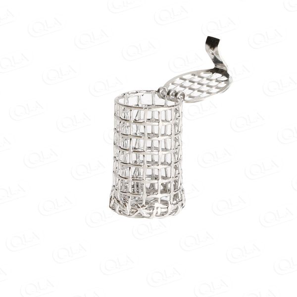 QLA 8 Mesh Basket Sinker, 316 SS, 2.0" (50.8mm) L x .62" (15.7mm) W capacity, custom