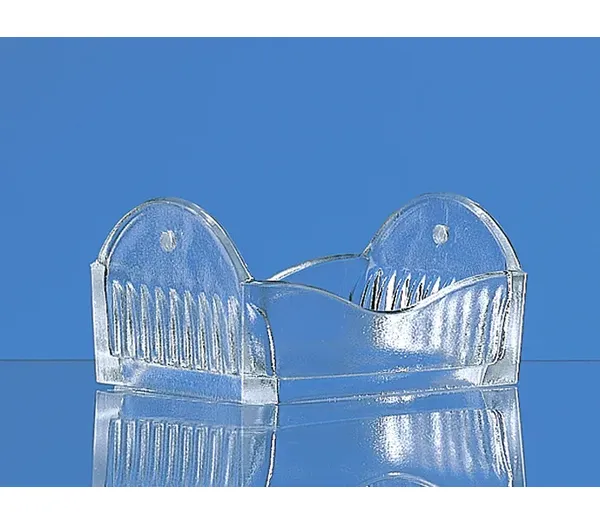 Brand GmbH & Co. KG Einsatz Färbetrog 4722 00, Natron-Kalk-Glas, 91x70x48 mm, für 10 Objektträger, 10 St/Pkg