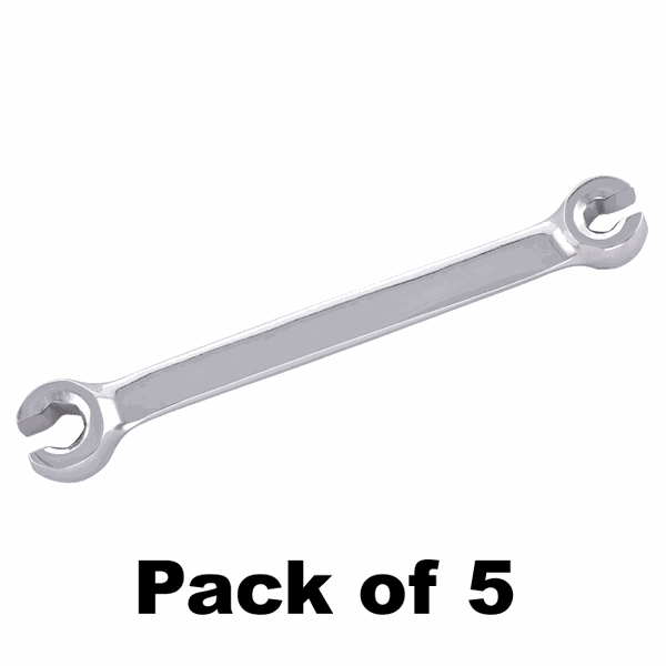 Applied Research Europe Wrench, 6 mm x 8 mm, Open Ended. Flare Nut. ARE-Applied Research Brand, 5 pc/PAK