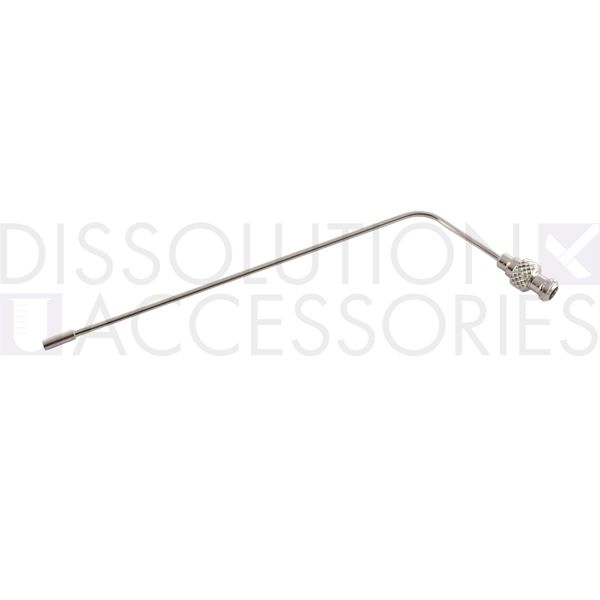 Dissolution Accessories Probenkanüle, Edelstahl, 120 mm, gebogen, mit Luer-Adapter, Caleva