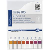 Product Image of Indikatorstäbchen pH-Fix pH 7,5-9,5, farbfixiert, nicht blutend (100 Teststreifen)