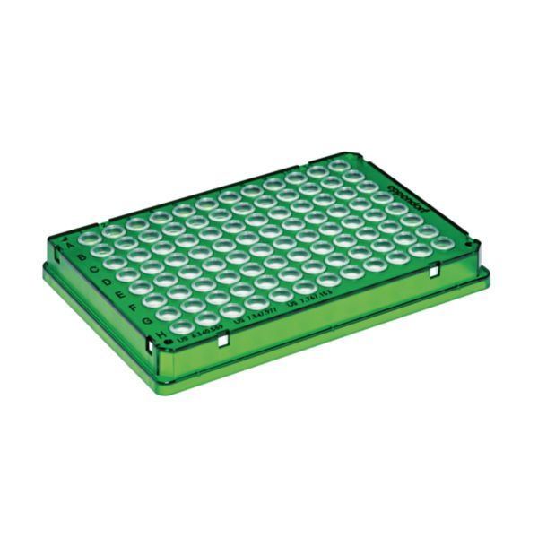 Eppendorf PCR plate 96, skirted, green 25 pcs.