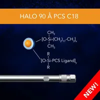 Product Image of HPLC-Säule HALO PCS C18, 160 Å, 2,7 µm, 2,1 mm x 150 mm