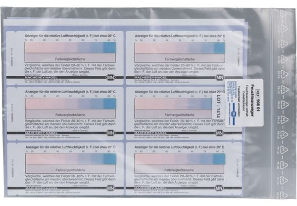 Macherey-Nagel Testpapier zur Best. von rel. Luftfeuchte (1 Haftetikett 50x100mm)