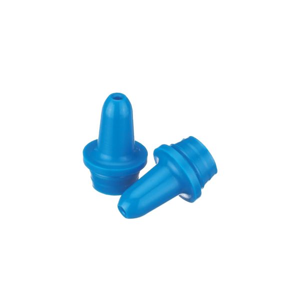 DWK Wheaton 13 mm LDPE dropper bottle tip, for 13-425 screw cap and 6 ml dropper bottle, blue, 1000 pc/PAK
