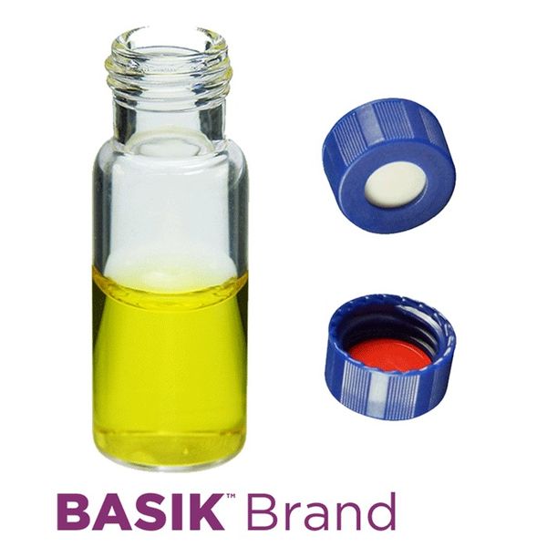 Microsolv EPP Vial, PP clear, 2 ml, Screw Cap blue with bonded SOFT-Guard Sil/PTFE Septa, 100 pc/PAK