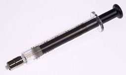 Hamilton 5 ml, Modell 1005 TLL Spritze, ohne Nadel, max. Druck 200 psig (13.8 bar), max. Temperatur 115°C / 239°F, mit Kalibrierzertifikat