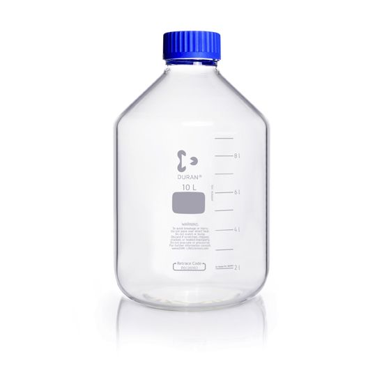 Duran Group Weithalsflasche, Klarglas, GLS 80, 10000 ml, komplett, komplett