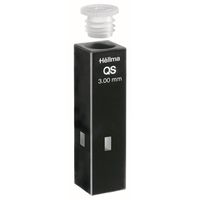 Product Image of Ultra Micro Cell, Type 105.251-QS, HP Quartz Glass, WL 200-2500 nm, Pathlength 3x3 mm, (HxW) 5x3 mm, Centerheight 8.5 mm, PE Stopper, 45 µl