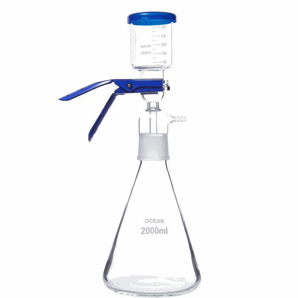 Microsolv Mobile Phase Filter Degasser Assembly, Glass, 300 ml Reservoir, 2L Flask, Complete. BASIK Brand