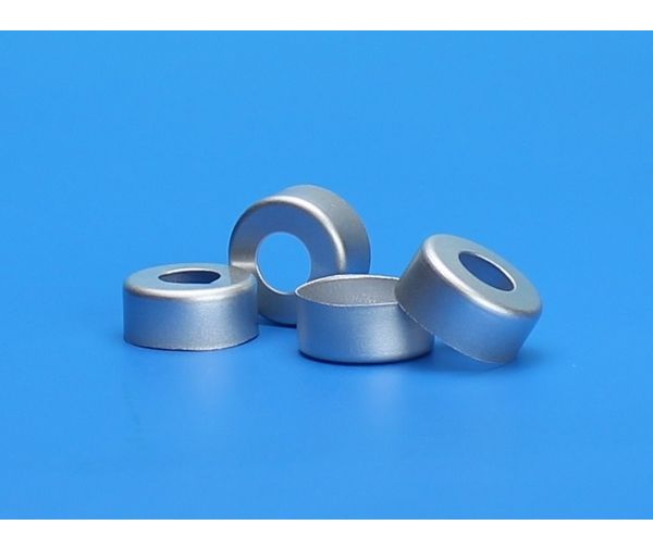 JG Finneran 13 mm Silver Aluminum Seal, No Septa, 1000 pc/PAK