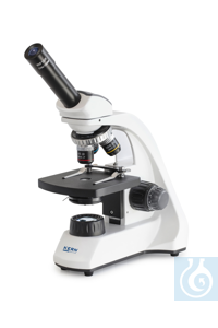 Kern School microscope OBT 105, Compound light microscope, Achromat 4/10/40/100, WF10x18, 1W LED